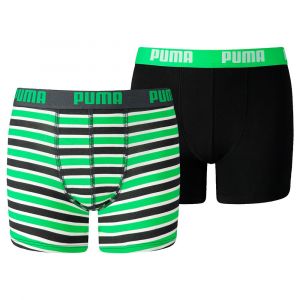 Image de Puma Boxeur Basic Printed Stripe 2 Paires 9-10 Years Classic Green