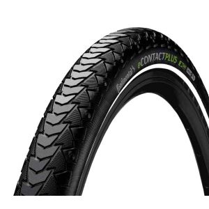 Continental EContact Plus City Urban Commuter Tyre, Black/Reflex