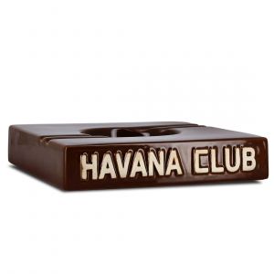 Havana Club Cendrier carré marron double