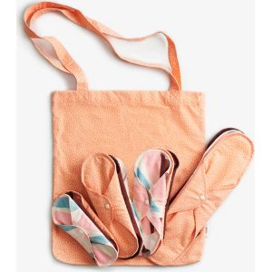 Imse Set de Démarrage de Serviettes Hygiéniques - Orange Sprinkle