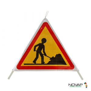 Novap Tripode de signalisation de travaux + housse de transport - 3342000