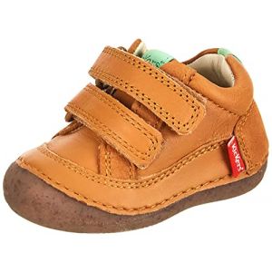 Kickers Bottillons Cuir Sostankro Beige - Couleur Beige - Taille 26