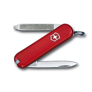Victorinox Escort Couteau de Poche Suisse, Léger, Multitool, 6 Fonctions, Lime à Ongles, Tournevis, Rouge