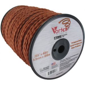 Universel Bobine Fil nylon copolymère VORTEX Alu orange - Longueur: 128m, Ø: 3,90mm