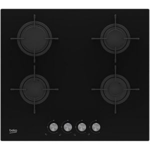 Beko Gas cooktop HILG64222S 4 fields black color (HILG64222S)