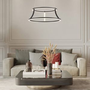 Elstead Lighting Cadoux Suspension LED, QN-CADOUX-P-BK,