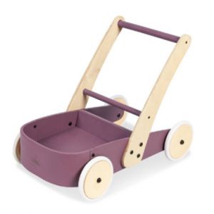 Pinolino Chariot enfant Fiete bois couleur m&ucirc;re