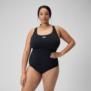 Speedo ECO Endurance+ Medalist (plus size) Maillot de bain Femme, Noir, 52
