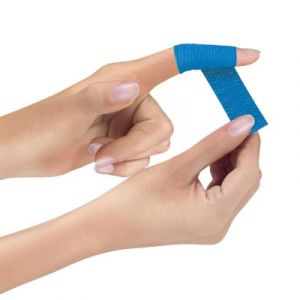 LIFEMED PAPSTAR Pansement, auto-adhésif, 9 rouleaux, rouge