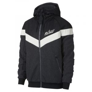 Nike Veste Sportswear NSW Sherpa Windrunner pour Homme - Noir - Couleur Noir - Taille L