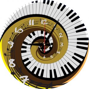 Image de Art Puzzle Puzzle Horloge - Rythme du Temps (Pile non fournie)