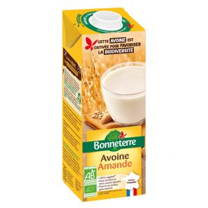 Boisson avoine amande bio en brique de 1 L