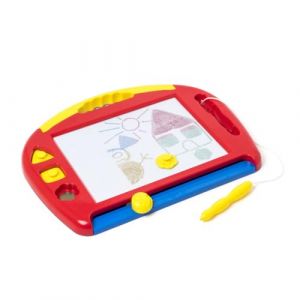 Oxybul Ardoise Magique - 25 x 21 cm - Multicolore - Pour enfants à partir de 3 ans - Stylet adapté