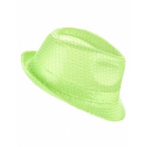 Party Pro Chapeau borsalino sequin néon