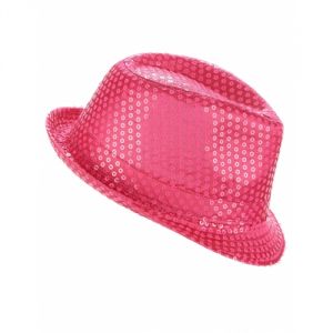 Party Pro Chapeau borsalino sequin n&eacute;on