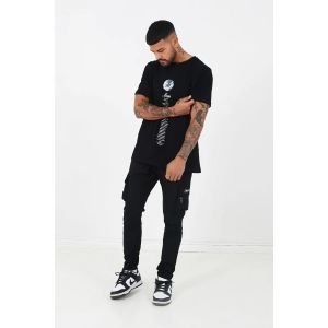 Pantalon cargo avec poches latérales Sixth June