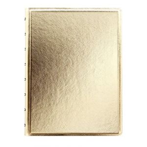 Image de Filofax Carnet Rechargeable Saffiano Metallic format A5 ligné Or