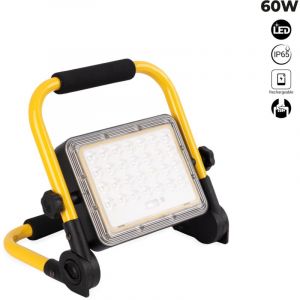 Barcelona led Projecteur LED 60W pour chantier portable - IP65 - 6000K