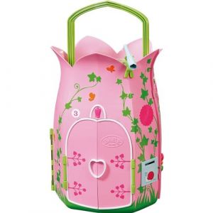 Zapf Creation BABY Born Storybook Cottage 833803 - Accessoires de Haute Qualité pour Poupées Storybook de 18 cm - avec 1 Table, 1 Cheminée, 1 Chaise Longue et 1 Télescope - Dès 3 Ans
