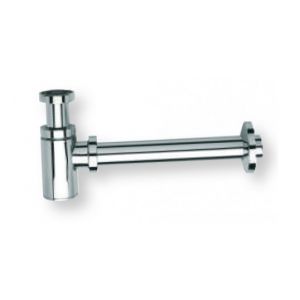 Cristina Ondyna SIPHON BIDET DROIT LUXE LAITON DESIGN 35 cm CHROME MS3651