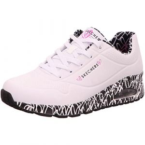 Skechers Femme Sneakers, White, 38 EU