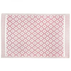 Aubry Gaspard Tapis d'extérieur 100% plastique recyclé Maya Vieux rose Vieux Rose