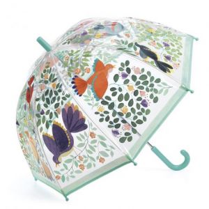 Djeco Parapluie Fleurs et Oiseaux Multicolore