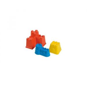 Androni Giocattoli Set 3 moules Plastique Chateau Fort en Sable - Tailles differentes - Fabrique en Italie - Jeu Plein air, Plage, Construction