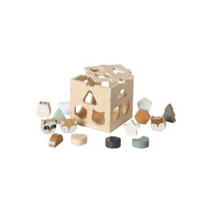 Vertbaudet Boîte des Animaux à encastrer Green Forest en Bois FSC Multicolore TU