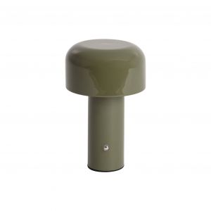 Lampe à poser led sans fil rechargeable Victor vert ø 13cm