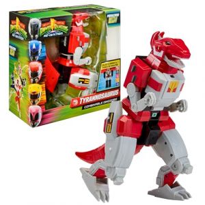 Power Rangers - Collection Megazord, Zords articulé combinable, Figurine, 20 cm, Modèle Tyrannosaurus Rex Dinozord, pour Les Enfants dès 4 Ans, PWG001