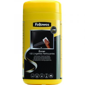 Fellowes Lingettes nettoyantes pour écran 100 unités