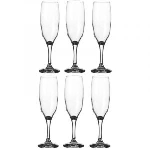 Lot de 6 flutes à champagne 22cl empire