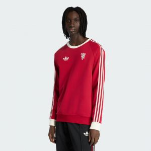 Adidas Manchester United Sweat Og - Rouge, pointure X-Large - ['Rouge'] - Taille X-Large