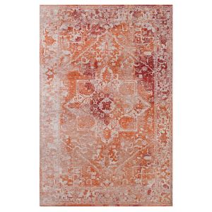 Beneffito - Tapis - Collection Heris Brick - Tapis - Rouge - 80x150cm - Tapis à Motifs, Finition Artisanale, Tissage en Belgique - Tapis de Moderne