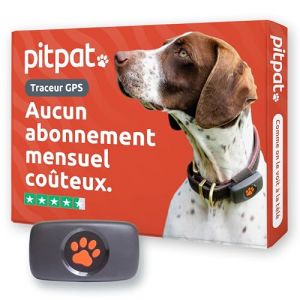 PitPat Traceur GPS pour Chien - Convient &agrave; Tous Les Chiens et se Fixe au Collier