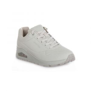 Skechers Uno-Stand on Air, Baskets Femme, Off White Durabuck, 41 EU