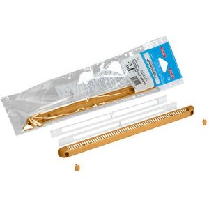Anjos ventilation Kit entrée d'air autoréglable VM-G30CEA 30m³ Déflecteur+régulateur+4 vis+4 cache vis - Chêne doré - 0807CD