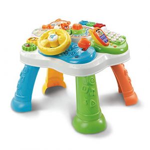 Vtech Ma Table d'Activités Bilingue, Table Multi-Jeux Bébé Interactive et Évolutive, Jouet d'Activité et de Développement, Éveil Musical, Cadeau Bébé Dès 9 Mois - Contenu en Français et Anglais