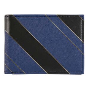 Portefeuille Homme Bandes Bleu Marine Et Noires