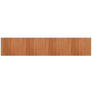 VidaXL Tapis Rectangulaire Marron 80x400 Cm Bambou