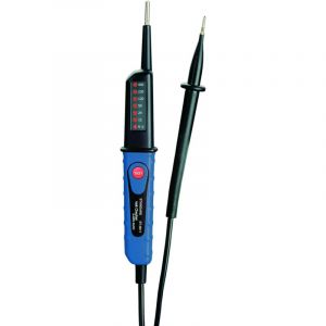 TechBrey Testeur Professionnel de Tension, Courant et de Continuit&eacute; Bleu