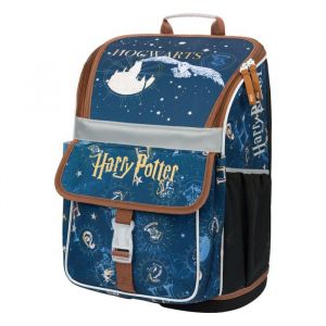 Baagl Cartable Fille pour 1ère classe - Sac d'école ergonomique avec sangle de poitrine - Cartable Tornister, Harry Potter Hogwards