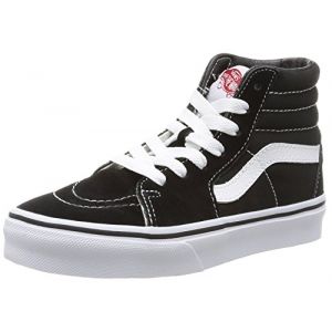 Vans SK8 Hi velours toile Enfant-29-Noir