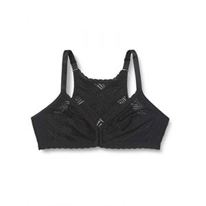 Image de PLAYTEX Soutien-Gorge Emboitant sans Armature Ideal Posture Femme, Noir (Noir 001), 95C FR