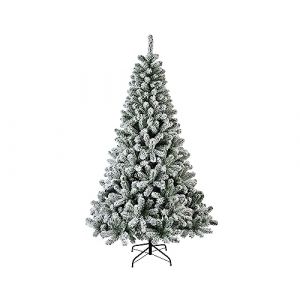 Everlands Sapin de Noël, Vert/Blanc, diamètre 116 x 180 cm