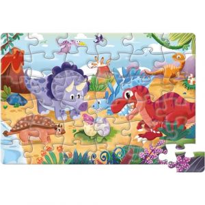 DOHE Educa Puzzle progressif pièces, 65011, Dinosaure, 36 Piezas