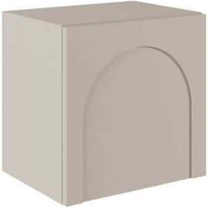 Selsey ARKADIA - Table de chevet avec découpe en arc - 50 cm - gris cachemire