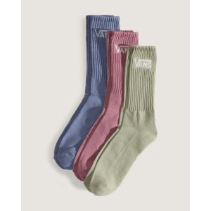 Vans Chaussettes Classic Crew (3 paires), Homme, Gris, Taille: L (42.5-47​)