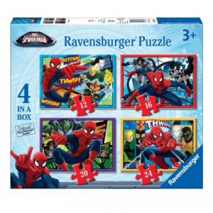 Ravensburger 4 puzzles Ultimate Spider-man 12, 16, 20 et 24 pièces